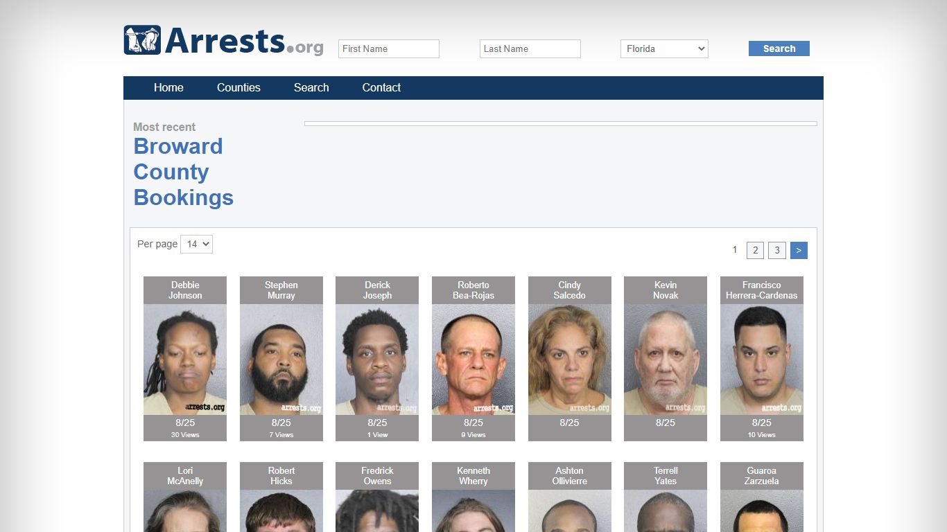 Broward County Arrests and Inmate Search